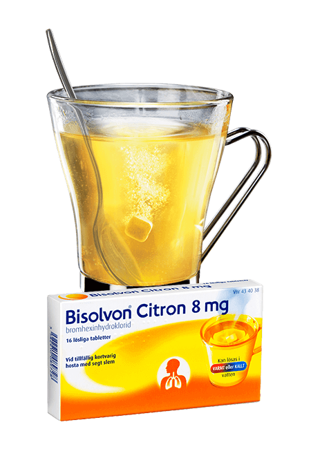Bisolvon® Citron lösliga tabletter